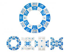 ノベルティ マジックループ折りたたみカード（リング直径156mm）
