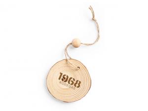 ノベルティ 天然木カット装飾品