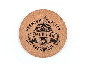 シングルコルクコースター-ラウンド