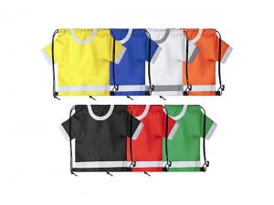 ノベルティ Team Shirt Shaped Drawstring Backpacks (Adults)