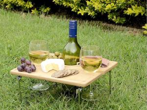 Bamboo Picnic Table For Two