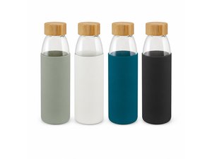 Promotional Glass Bottles With Silicone Sleeve (500ml)