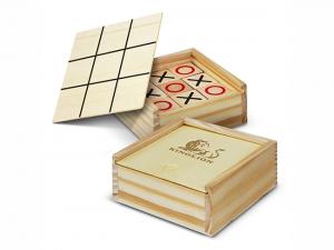 ノベルティ Pine Wood Tic Tac Toe Games