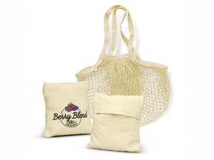 ノベルティ Eco Foldaway Tote Mesh Bags (100gsm)