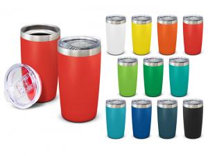 ノベルティ Sleek Powder Coated Vacuum Cups (600ml)