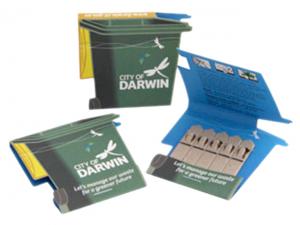 ノベルティ Flourish 5 Stick Wheelie Bin Seed Packs