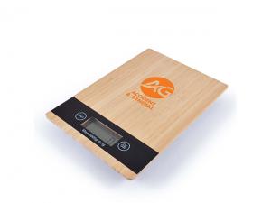 ノベルティ Bamboo Kitchen Scales (Rectangular)