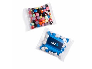 Promotional Corporate Coloured Chocolate Bean Bags (100g)