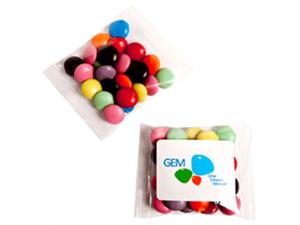 Corporate Coloured Chocolate Bean Bags (25g)