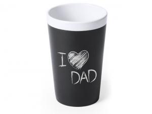 ノベルティ Ceramic Cups With Blackboard Paint (460ml)