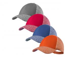 ノベルティ Two-Tone Polyester Heather Caps