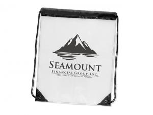 ノベルティ Transparent Drawstring Backpacks