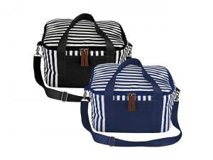 ノベルティ Cooler Bags (Striped Cotton Canvas)