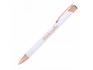 ノベルティ Maria Rose Gold Trim Metal Ballpoint Pens