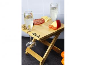 ノベルティ 竹製折りたたみテーブル