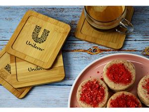 ノベルティ ウォーリーバンブーコースターセット（4個）