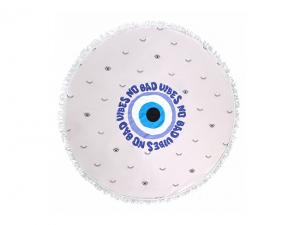 ノベルティ カスタムラウンドビーチタオル（直径150cm）