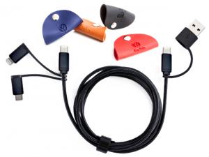 ノベルティ 3-In-1データおよび充電ケーブル（150cm）