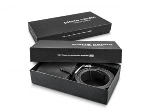 ピエールカルダンレザーウォレット＆ベルトギフトセット