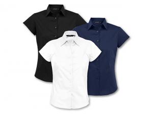 レディース半袖作業服シャツ（140gsm）