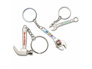 Promotional ツール型の金属製キーリング