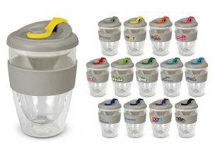 ノベルティ Daya 二重壁ガラス コーヒー カップ (350ml)