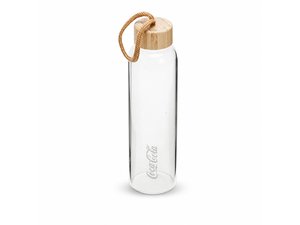 Promotional 竹蓋付きガラスドリンクボトル（1L）