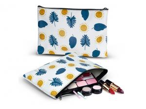 レザールック PU コスメティックバッグ (ミディアム)