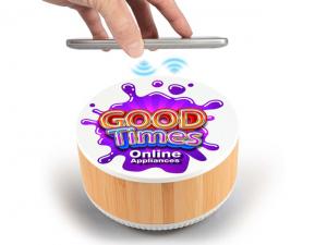 ノベルティ ワイヤレス充電器付きBluetoothスピーカー