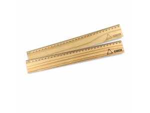 Promotional パイン材定規(30cm)