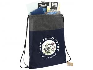 ノベルティ トレンドのグラファイトリサイクル巾着袋