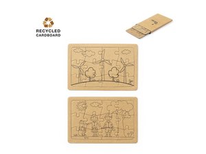 Promotional リサイクル段ボールパズルセット