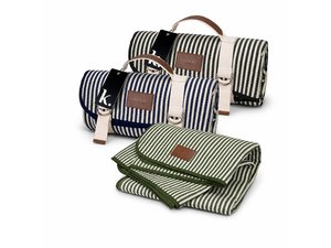 Promotional ストライプ柄のピクニックブランケット