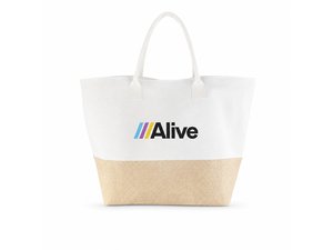 Promotional マグネット開閉ジュートバッグ