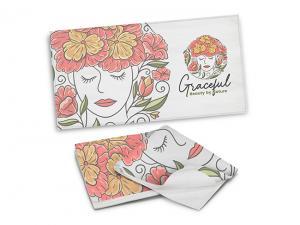 ノベルティ 昇華プリントビーチタオル (1550mm x 800mm)