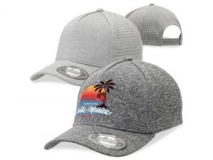 ノベルティ ベースボールキャップ（ヘザーポリエステル）