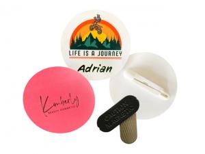 ラウンドスタッフネームバッジ（50mm）