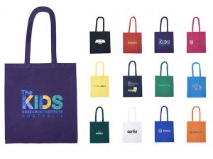 ノベルティ コットントートバッグ（再生RPET50%、140GSM）