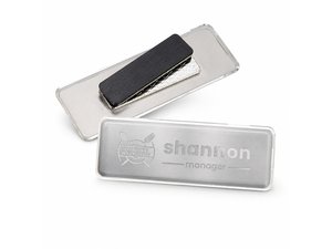 Promotional 金属製ネームバッジ