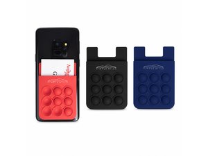Promotional シリコン製スマホウォレット（ポッパー付き）