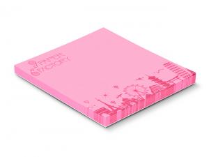 ノベルティ カラー付きステッカーパッド（70&times;75mm）