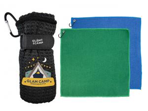 ノベルティ トラベルタオル（400GSMマイクロファイバー）