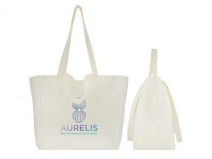 リサイクルキャンバストートバッグ（17L、デュアルハンドル）