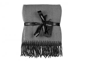 リサイクル素材 スロー ブランケット（ヘリンボーン）