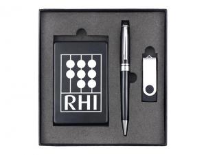 ブランデッド テックギフトセット（モバイルバッテリー・USBドライブ・ボールペン 3点セット）