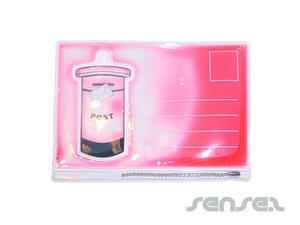 ノベルティ 液体入りポストカード