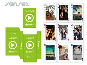 Promotional トランプ - カスタム表と裏