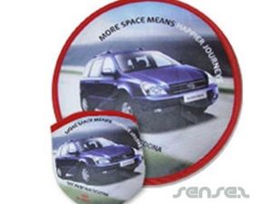 ノベルティ フルカラープリントナイロンフリスビー