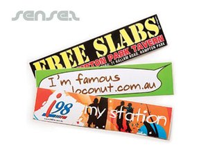 Promotional 光沢紙ステッカー（50x210mm）
