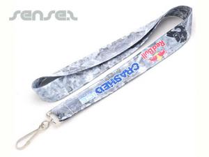 ノベルティ 安いフルカラープリントポリエステルストラップ